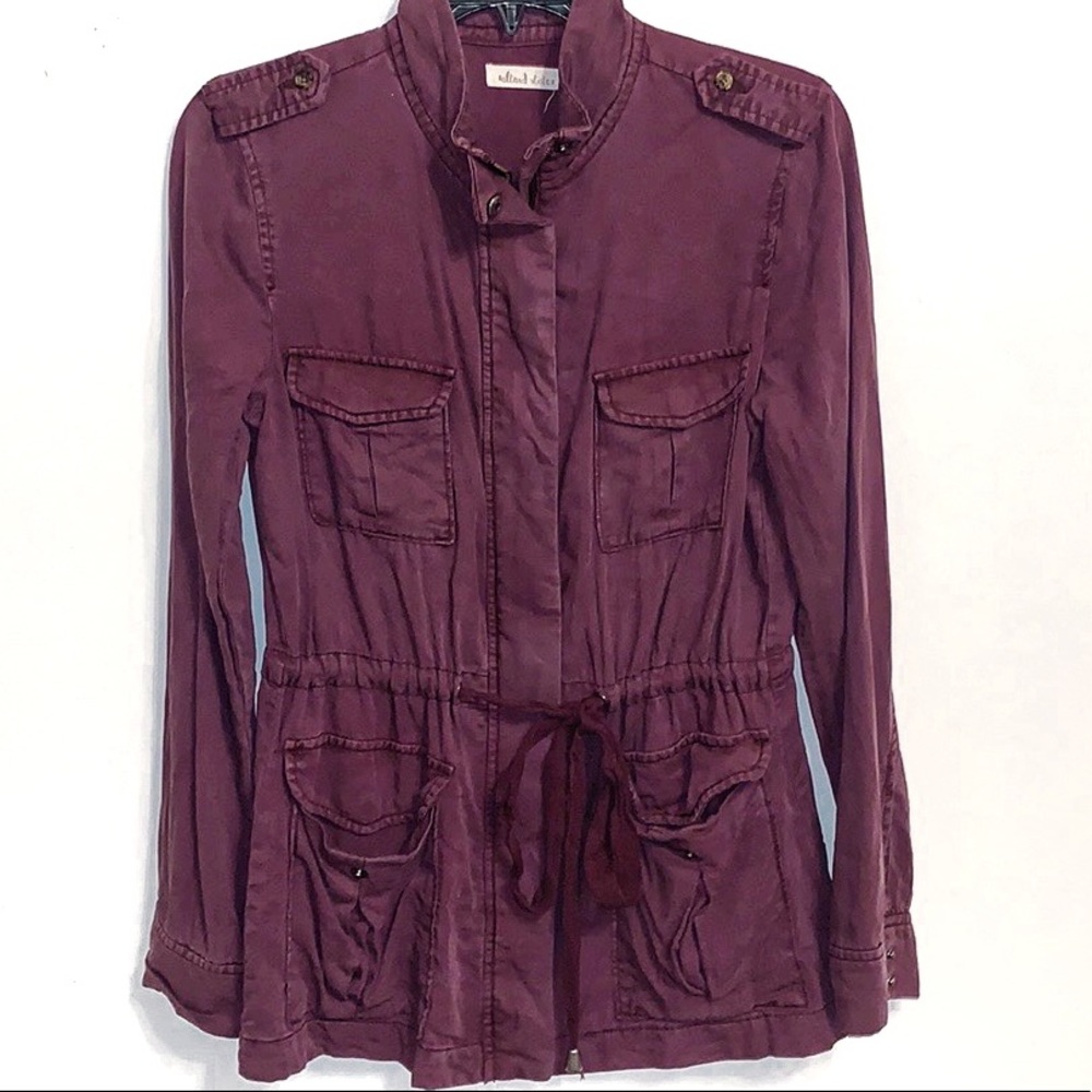 Altar’d State Utility Tie Zip Up Jacket
